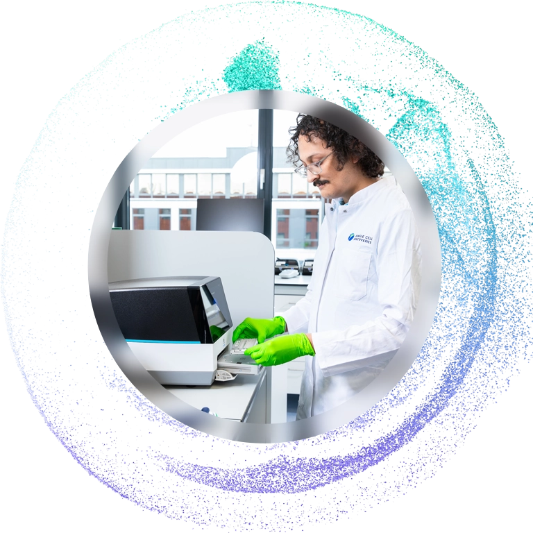 10x Genomics sample preparation occurs on the 10x Chromium X machine