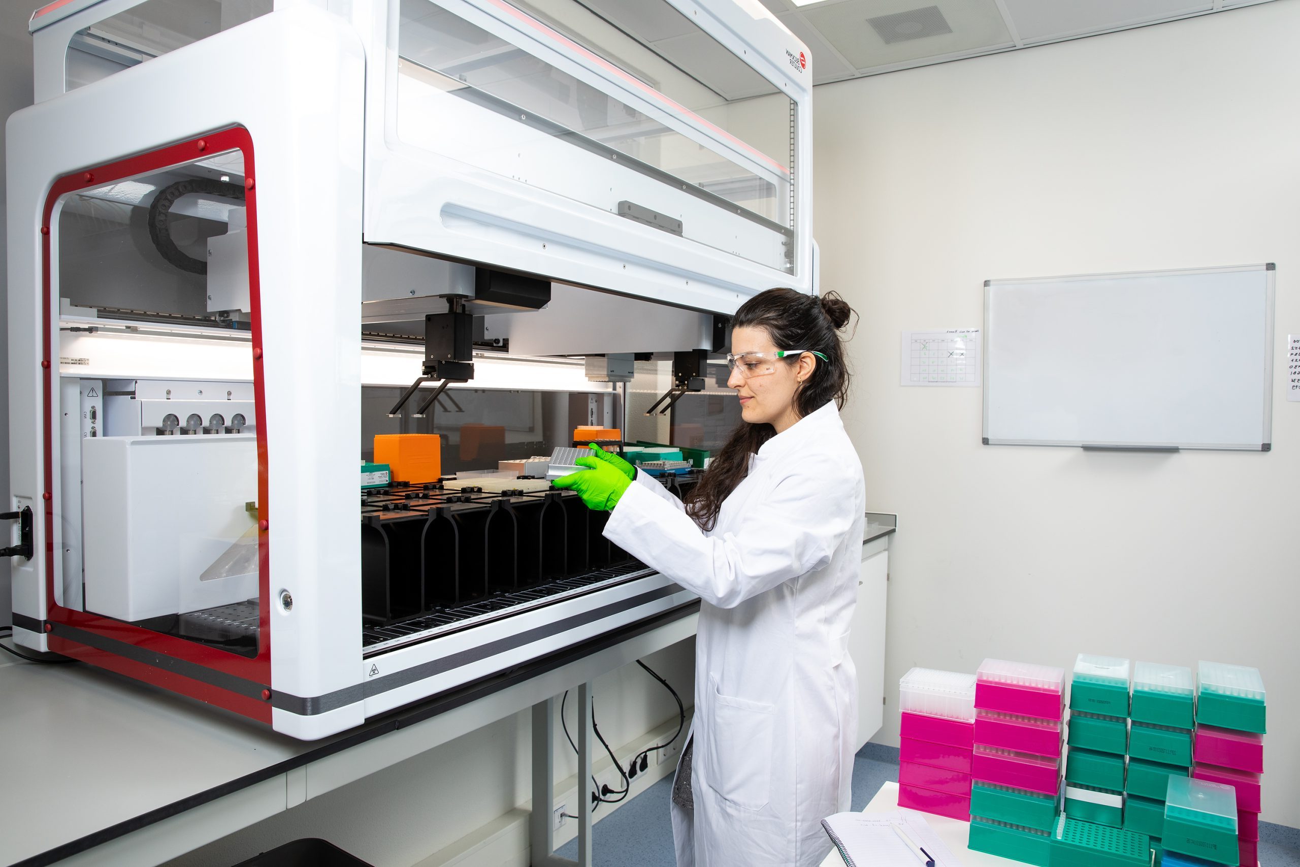 Scientist performing discovery-seq