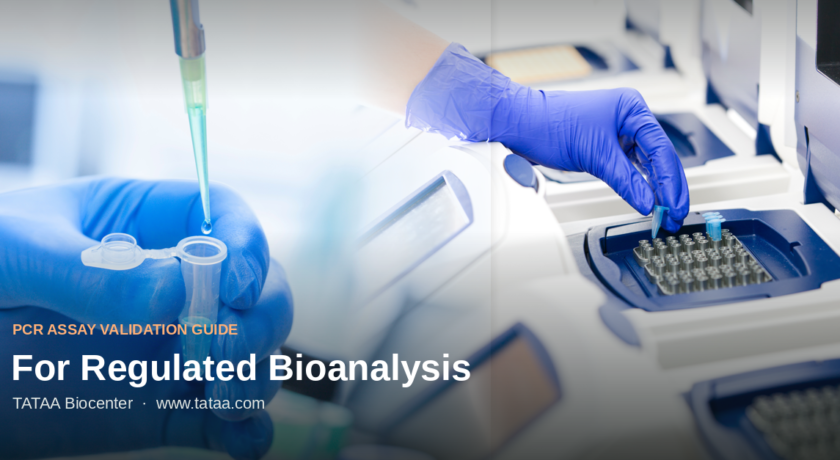PCR assay validation guide for regulated bioanalysis — qPCR and dPCR method development, qualification and validation at SCD
